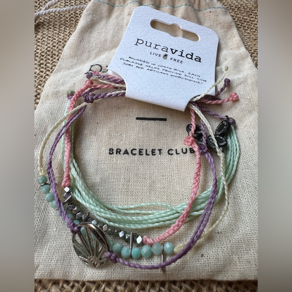 Pura Vida bracelet set of 4 NWT